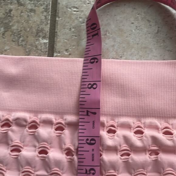 MAISIE WILEN Perforated Leggings Pink - Picture 12 of 16